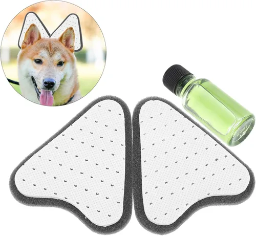 Vista 9 de POPETPOP Kit de soporte para orejas de perro con pegamento para corrección de orejas de cachorro, herramienta de publicación ajustable para pastor