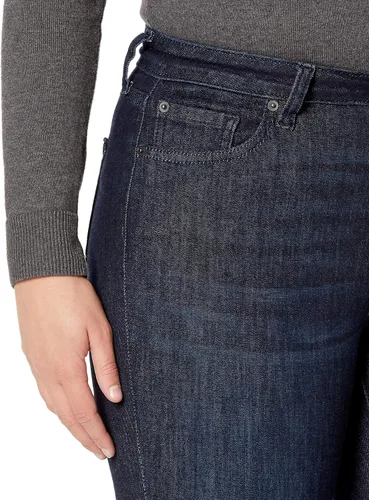 Vista 4 de Tienda Essentials Jeans ajustados con curvas de tiro medio estándar para mujer