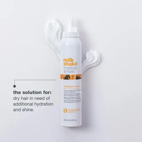 Vista 18 de milk_shake Whipped Cream Leave-In Foam Hydrates and Softens, 6.8 Oz