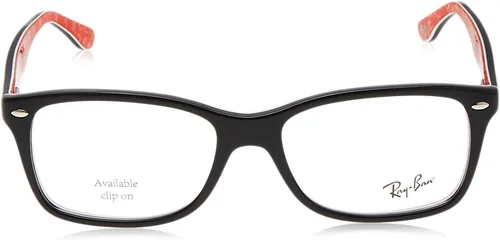 Vista 52 de Ray-Ban unisex-adult Rx5228 Square Prescription Eyeglass Frames