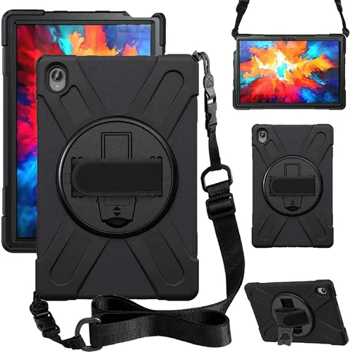Vista 10 de Junfire Funda resistente a prueba de golpes para Lenovo Tab P11 Pro Gen2 de 11.2 pulgadas (TB-132FU/TB-138FC) 2022, funda resistente de servicio
