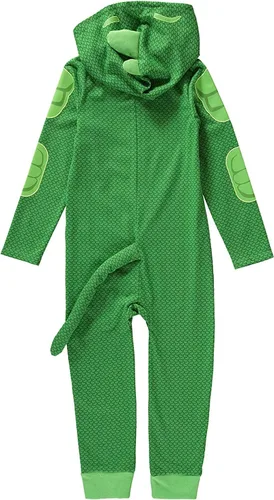 Vista 4 de PJ Masks Catboy Gekko Glow-in-the-Dark Catboy Costume with Ears and Attached Tail