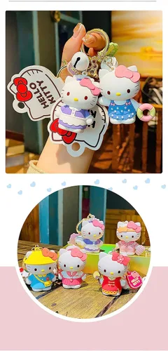 Vista 7 de SATBIR Llavero Kawaii para mujeres y niñas, lindo llavero, accesorios, bolso de moda, bolso de mano, dijes para automóvil, regalos