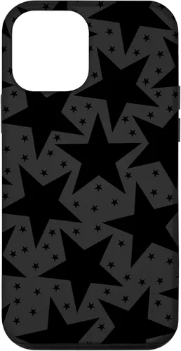 Vista 16 de Funda con diseño de estrella negra para iPhone 16