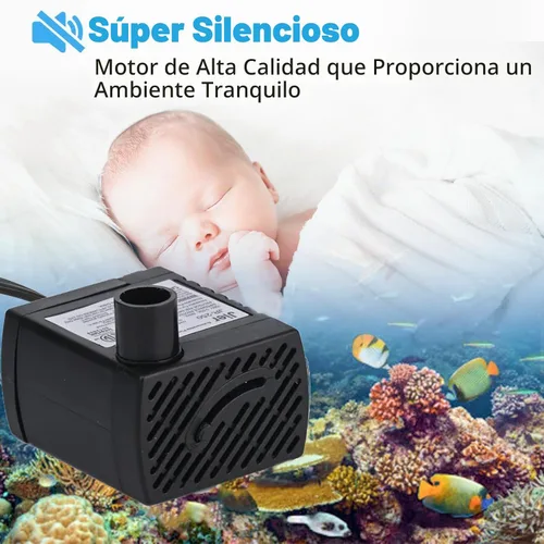 Vista 4 de BARST Mini bomba de agua sumergible de 40 GPH con cable de alimentación