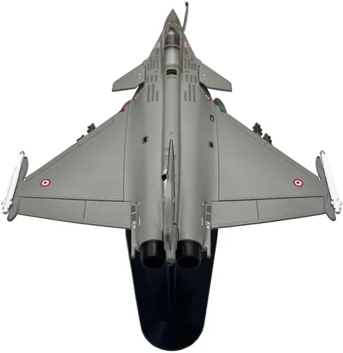 Vista 3 de 1:100 France Rafale C Libia War Fighter Jet Avión de metal militar fundido a troquel modelo para colección o regalo (Rafale)