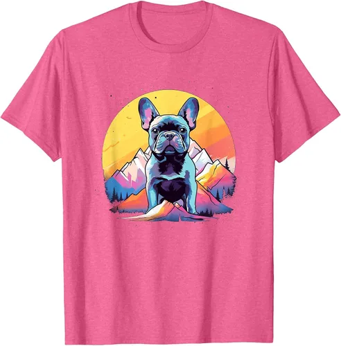Vista 44 de French Bulldog Dog Men Women Kids T-Shirt Asphalt Grey