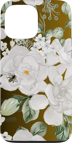 Vista 24 de Funda para iPhone 16 White Gardenia's Nectar Flowing Over
