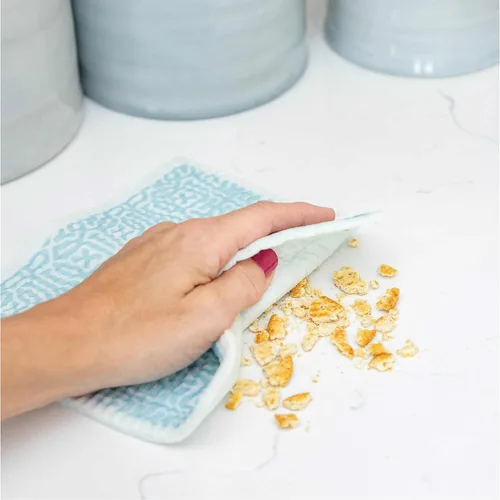 Vista 6 de ELYN Paños de cocina suecos, paños de esponja reutilizables y lavables, toallas de papel absorbentes para limpieza de cocina, platos, encimeras