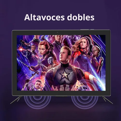 Vista 5 de Tableta 2 en 1, tabletas de 10 pulgadas Android 14, set de tableta con teclado, estuche, ratón, lápiz capacitivo, 8GB+64GB/1TB de expansión