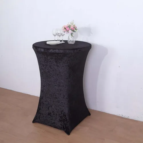 Vista 14 de Efavormart - Funda para mesa de cóctel, color beige