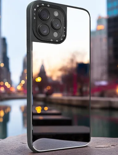 Vista 13 de VIROMO - Funda espejo irrompible para iPhone 11 con 2 protectores de pantalla, acrílico flexible no vidrio, a prueba de golpes, delgada, resistente