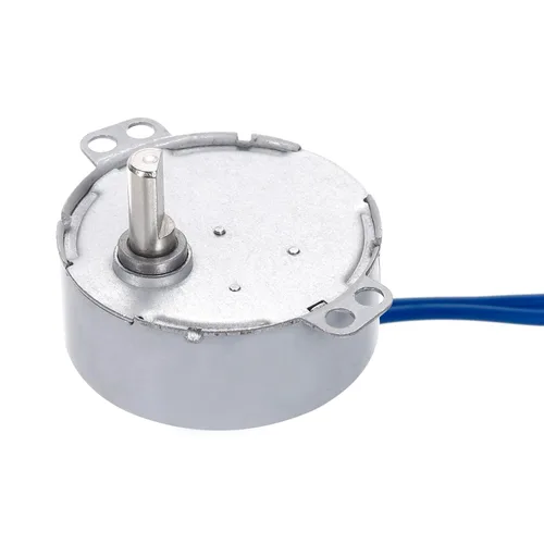 Vista 5 de MECCANIXITY Motor síncrono AC100-127V 2.5-3RPM 50-60Hz CW 4W D eje motor eléctrico para horno de microondas, ventilador