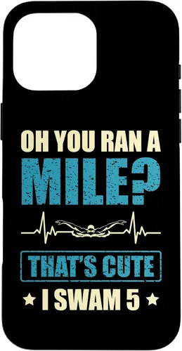 Vista 19 de Funny Swimmer I Swam 5 Hilarious Swimming Case for iPhone 16