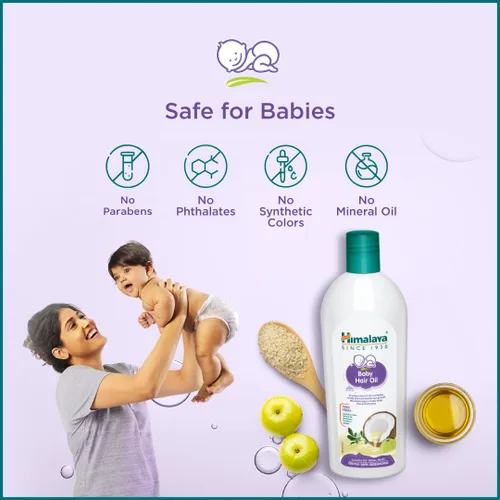 Vista 7 de Himalaya Aceite para el pelo del bebé, 3.4 fl oz