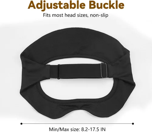 Vista 6 de Head Strap for Oculus Quest 2 Whith VR Sweat Band(3pcs), Replacement Adjustable Strap for Quest 2 Elite Straps, Enhanced Support & Gaming Immersion