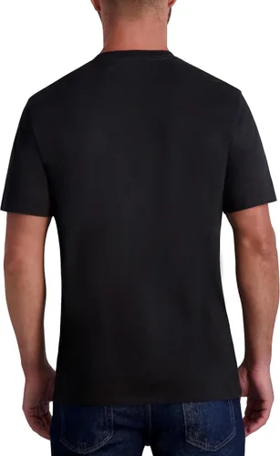 Vista 3 de Karl Lagerfeld Paris Camiseta casual de manga corta Kocktail Karl para hombre