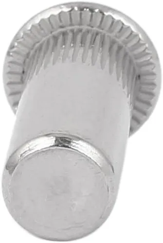 Vista 3 de uxcell A16070700ux0252 M5x18.0.197 in 304 Acero inoxidable Recto Moleteado Cerrado Remache Tuerca Cierre 20pcs