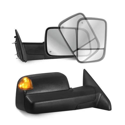Vista 14 de MOSTPLUS Espejo calefactable eléctrico del lado izquierdo del conductor compatible con Ram 1500 2500 3500/2019-2023 Ram 1500 Classic 2009-2018