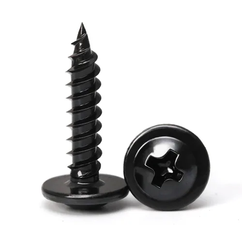 Vista 7 de Tornillos de madera negra, #8-32 Kit surtido de tornillos de 155 piezas Phillips modificada cabeza de armadura de madera tornillos de metal rápido