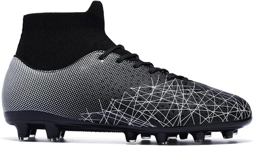 Vista 8 de Tacos de fútbol profesionales para hombre, zapatos de entrenamiento con picos altos, transpirables, atléticos, botas de fútbol para exteriores e