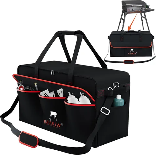 Vista 9 de Bolsa de Transporte para Plancha de 17 Pulgadas Compatible con Plancha de Mesa Blackstone 1814 de 17 pulgadas con Tapa, Compatible Exclusivamente