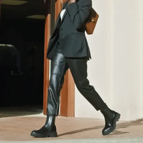 Vista 5 de C.Paravano Chelsea Boots - Botas de combate para mujer, botas de tobillo para mujer, botas de tobillo para mujer, botas de tobillo y botines