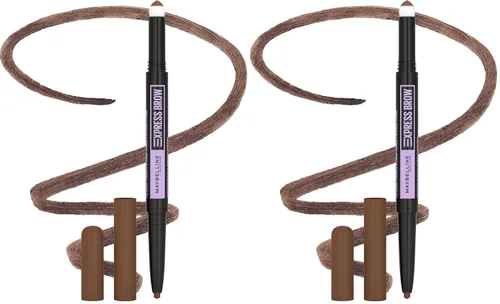 Vista 9 de Maybelline Express Brow 2 en 1 lápiz y maquillaje de cejas en polvo, rubio claro, 1 unidad