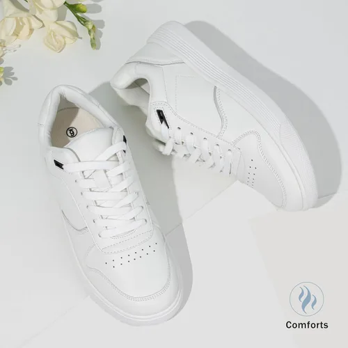 Vista 8 de Vepose 8001 - Tenis de moda para mujer, con cordones y soporte para el arco, zapatos de vestir para mujer