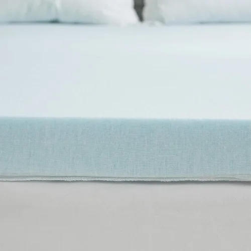 Vista 5 de Sleep Philosophy - Protector de colchón de espuma viscoelástica con gel, apto para todas las estaciones, lujoso e hipoalergénico
