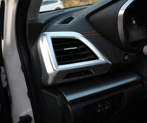 Vista 3 de Kadore Cubierta de salida de aire acondicionado frontal interior para Subaru Crosstrek XV Impreza Mate 2018 2019 2020 2021