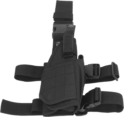 Vista 8 de Bolsa de pierna para hombres y mujeres, impermeable, para motocicleta, canguro, táctica, riñonera para exteriores, bolsa reflectante para piernas