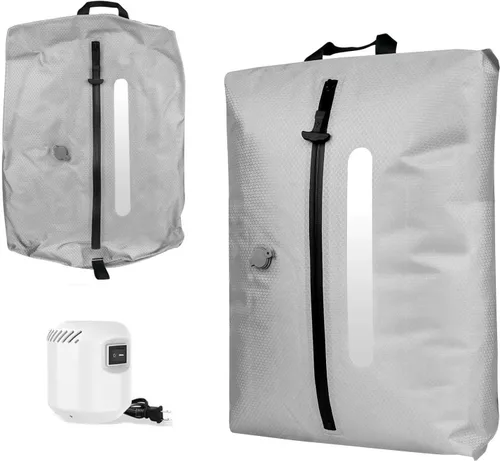Vista 10 de AIDONS Bolsas de viaje al vacío con bomba – Bolsas de compresión al vacío reutilizables, nailon reforzado 420D, resistentes a desgarros