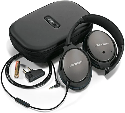 Vista 7 de Bose QuietComfort 25 - Auriculares acústicos con cancelación de ruido (dispositivos Apple, color negro)