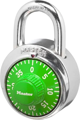 Vista 10 de Master Lock Cerradura de combinación para taquillas de gimnasio, azul