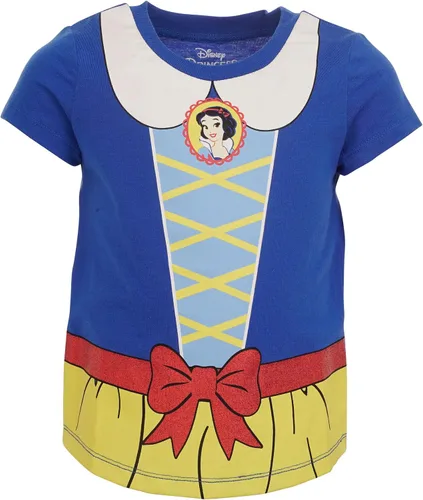 Vista 6 de Disney Paquete de 5 camisetas de princesa para bebés y niñas grandes