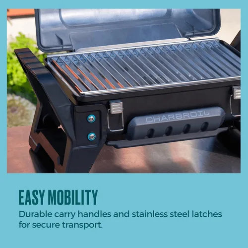 Vista 8 de Parrilla a gas portátil Charbroil Grill2Go X200, gris oscuro - 25409200