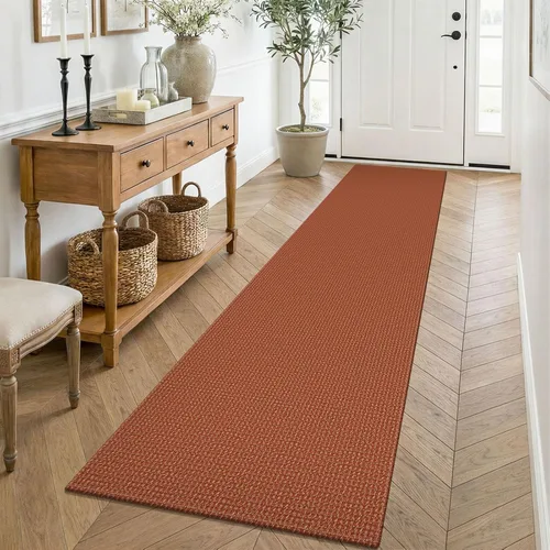 Vista 159 de KOZYFLY - Tapete para puerta de interior, lavable, pequeña, antideslizante, con respaldo de goma, felpudo de algodón para el hogar, color negro
