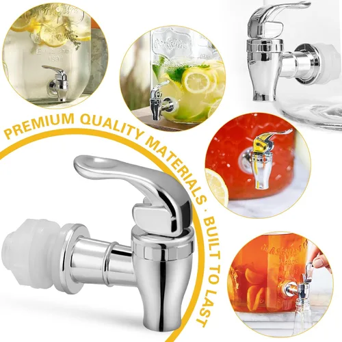 Vista 6 de Boquilla de repuesto para dispensador de bebidas para grifo dispensador de bebidas, grifo estilo empuje para jarra dispensadora de bebidas, grifo