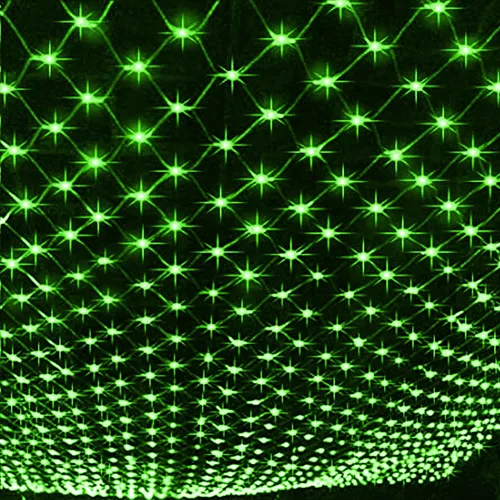 Vista 7 de Dazzle Bright 200 luces LED de red del Día de San Patricio, 9.8 pies x 6.6 pies, luces de malla conectables de alambre transparente con 8 modos