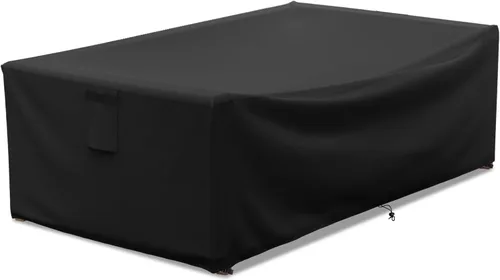 Vista 9 de STARTWO Fundas impermeables para muebles de patio, juego de muebles de exterior para 7 a 12 asientos, sillas seccionales de sofá y mesa, resistentes