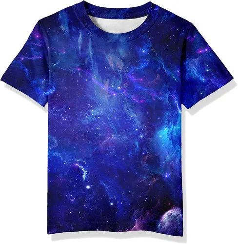 Vista 21 de Neemanndy Camisetas de manga corta con estampado 3D para adolescentes y niñas de 6 a 16 años Diseño 1