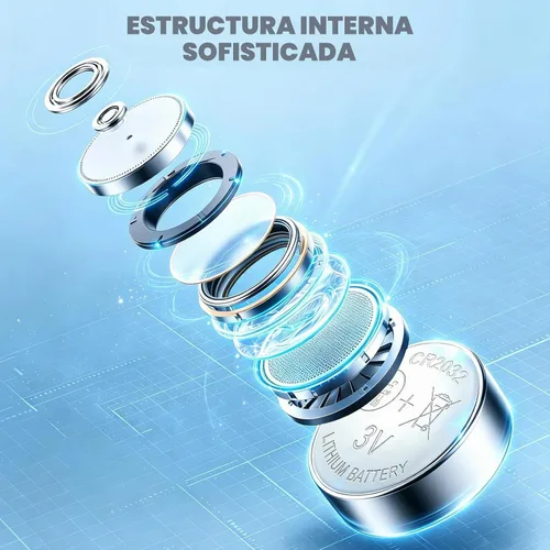 Vista 7 de CR2032 - Batería para llave de coche: baterías de litio de 3 V, paquete de 10 pilas CR 2032 para reloj de seguimiento remoto, reemplazo de juguetes