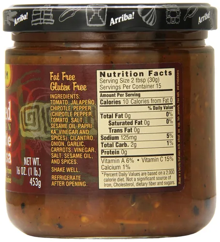 Vista 2 de Arriba Salsa Chipotle, 16 onzas