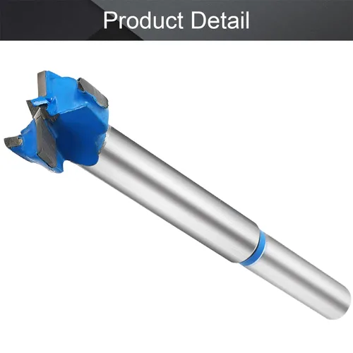Vista 4 de Utoolmart Forstner Brocas de corte de madera de carburo cementado de 0.906 in, cortador de sierra de agujero para carpintería de mango redondo