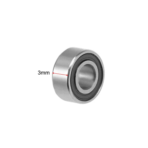 Vista 3 de uxcell 683-2RS Rodamientos rígidos de bolas 0.118x0.276x0.118 in Doble sellado ABEC-3 Rodamientos 5-Pack
