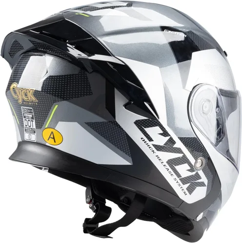 Vista 15 de Casco integral para hombres y mujeres adultos con protector solar ahumado