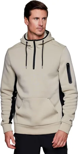 Vista 5 de RBX Sudadera deportiva con capucha activa de forro polar para hombre