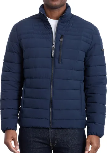 Vista 15 de Calvin Klein Abrigo acolchado con cremallera completa para hombre Negro