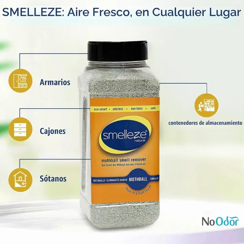 Vista 4 de SMELLEZE Gránulos desodorantes naturales para eliminar olores de bolas